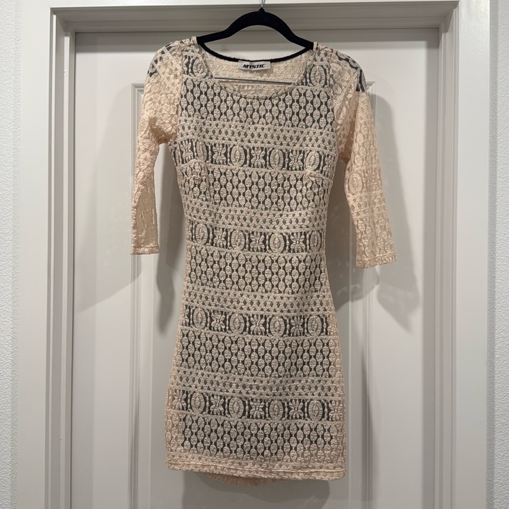 ModCloth Stretch Lace Mini Dress with Slip